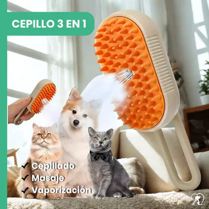 Cepillo de cuidado diario 3 en 1 para perros y gatos